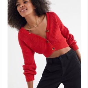 Cropped Red Sweater